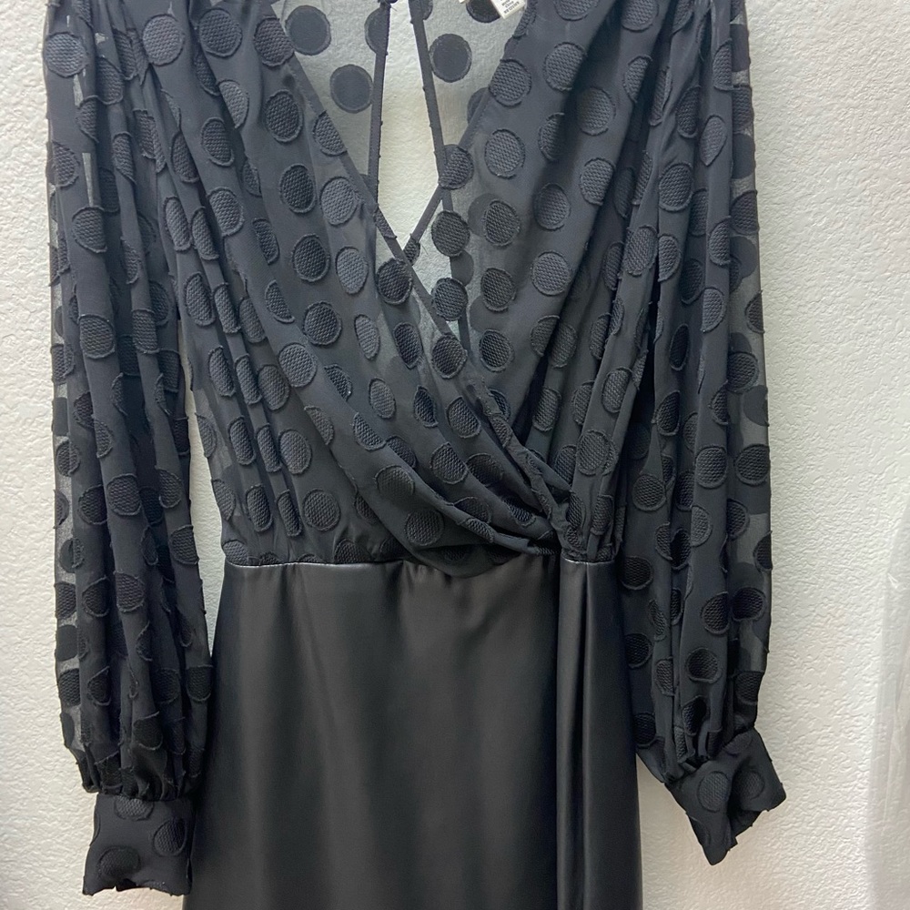 Topshop mixed media dress